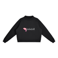 Essential Fleece Mock-Neck Crew Sweatshirt