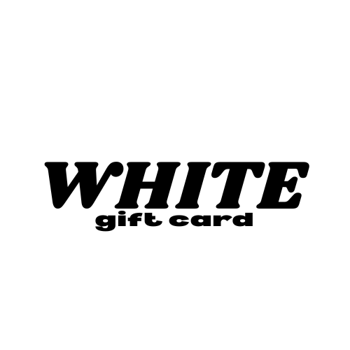 white gift card